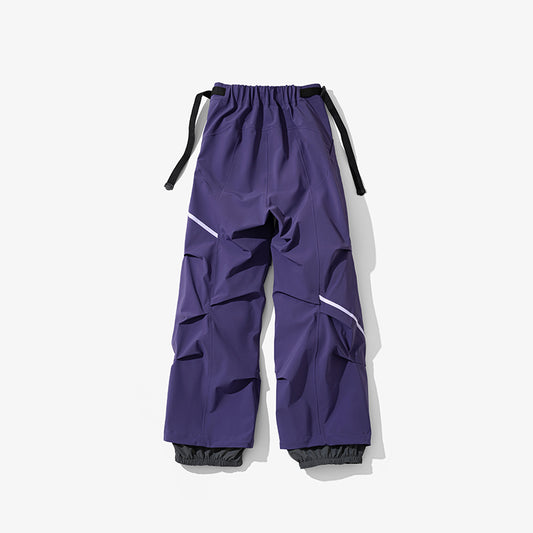 3D Pleated Ski Pants