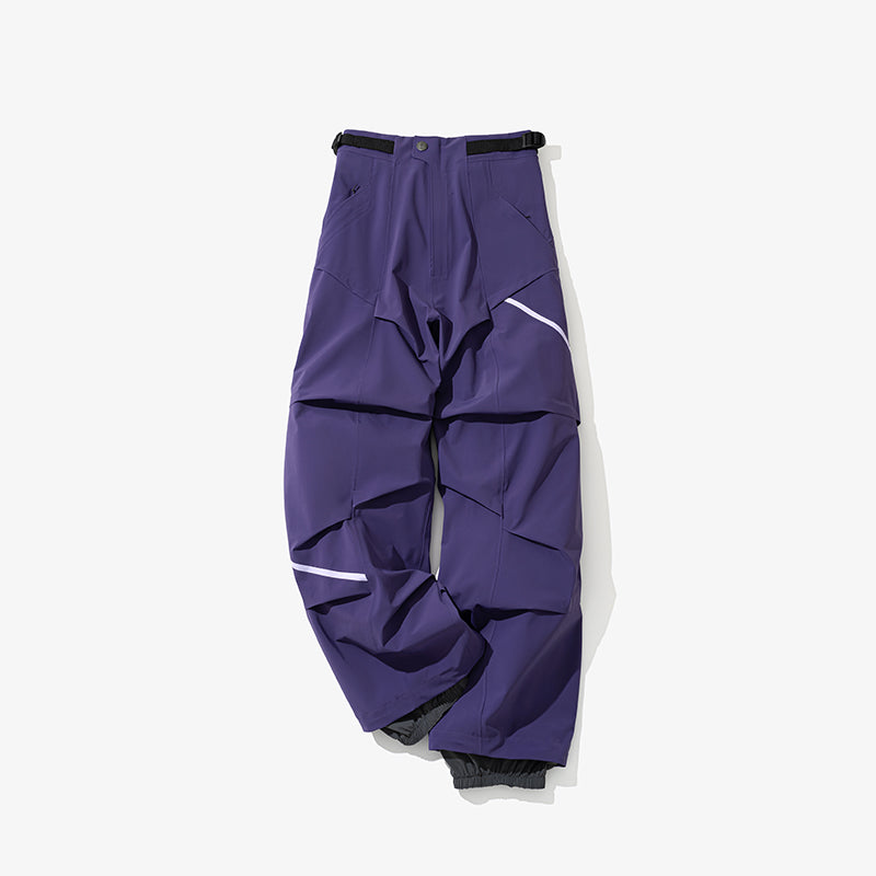 3D Pleated Ski Pants