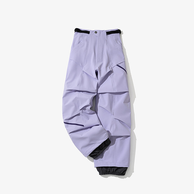 3D Pleated Ski Pants